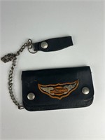 Harley Davidson chain wallet and keychain