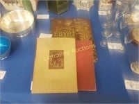 THREE LARGE ANTIQUE BOOKS "PICTURESQUE EGYPT"
