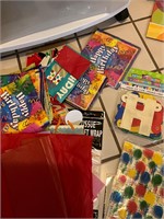 Tote and assorted Happy Birthday decor