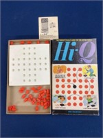1970 Kohner Brothers Hi-Q game, has 37 pegs
