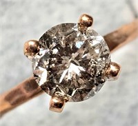 $3450 10K  Diamond (1.1Ct,I2,Fancy Brown) Ring