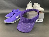Rockport White Sneakers, Nike Free Fit 2 Purple