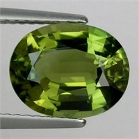 Natural Olive Green Tourmaline 3.065 Carats - VVS