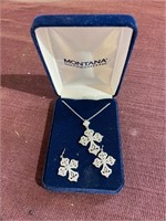 Montana Silversmith necklace and earring set