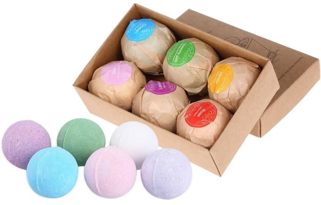 New, 4pcs Organic Bath Bombs Salts Ball Handmade