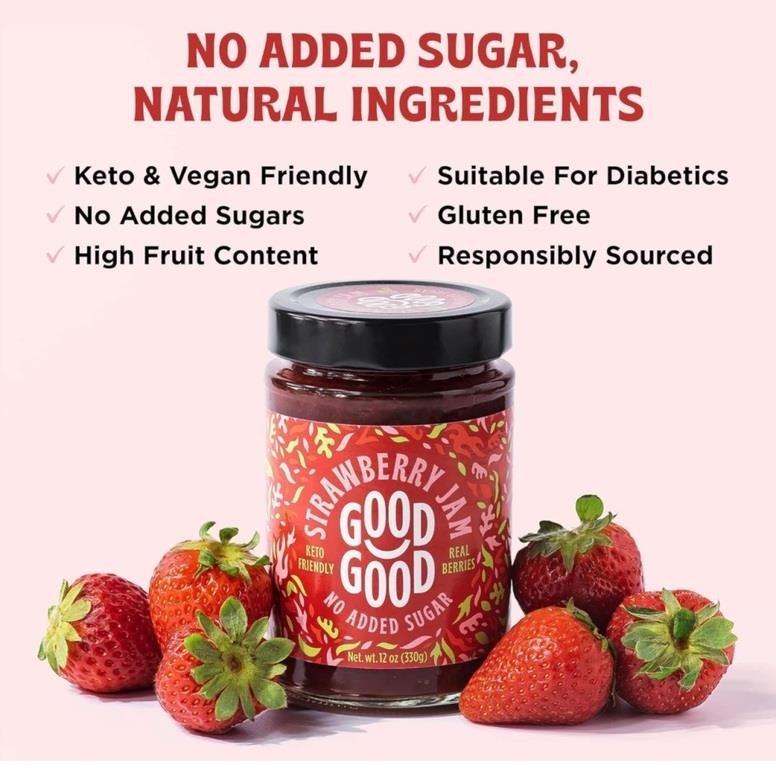 New, Good Good Sweet Strawberry Jam - Low