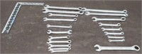 Box Square, 20 Wrenches-Stanley, Snap On,
