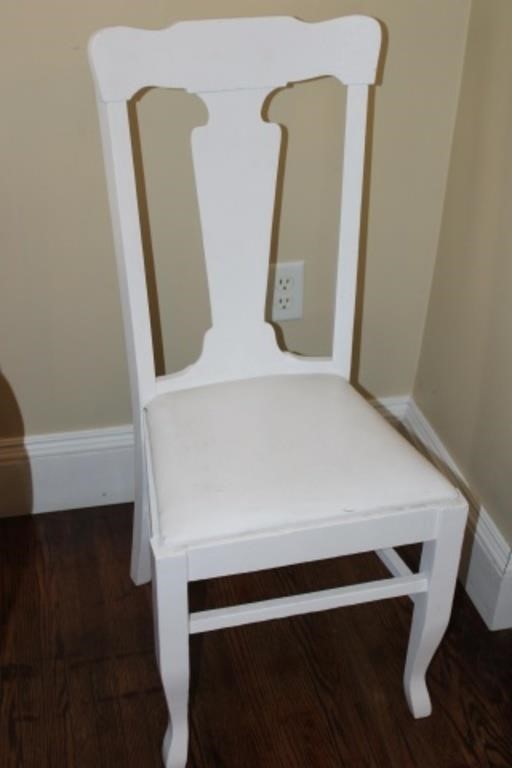 White Occasional Chair