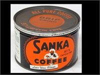 SANKA COFFEE TIN