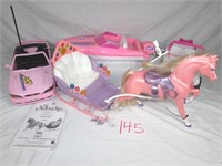 Barbie Nutcracker Horse - Barbie Car - Barbie Boat
