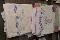 Vintage Needlework Pillowcases