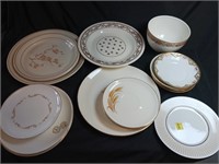 Gold Tone China pieces