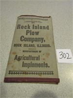 ROCK ISLAND PLOW CO. CANVAS POCKET CONPANION