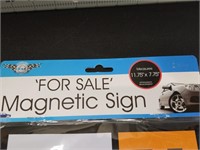 Magnetic for sale sign
