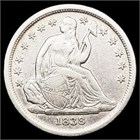 1838 Seated Liberty Dime CLOSELY UNCIRCULATED