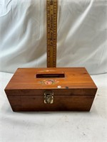 Wood Sewing Box