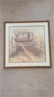 Signed Wagon Picture by JR Reynolds