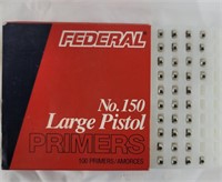 Partial Box Federal lg. pistol primers, Absolutely