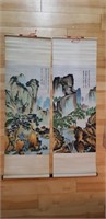 Decorative Scrolls of Mountain Scenes