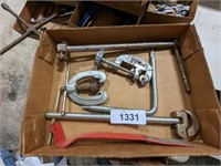 Pipe Cutter, Small Pry Bar & Other