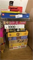 Various puzzles, board games