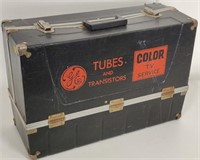 Vintage Tubes & Transistors Color TV Case