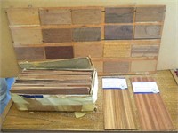 Vintage Box Salesman Samples "Woods of the World"