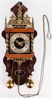 Warmink Dutch Vintage Weight Driven Wall Clock