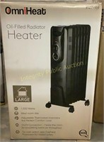 OmniHeat Oil-Filled Radiator Heater 1500Watt