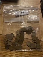 Bag of wheat pennies