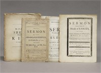 Lot of 4 17th and 18th Century Sermons