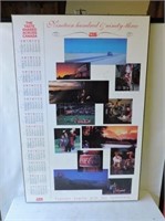 1993 Coca-Cola Calendar on Board
