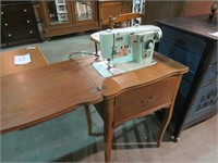 OLDER BROTHER OPUS 211 SEWING MACHINE IN CABINET