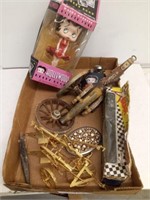 BETTY BOOP, CANON TOY, PLOW TOY, TRUCK TOY