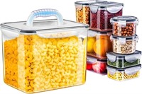 Food Storage Containers Set w/ Lids - 18 PCS