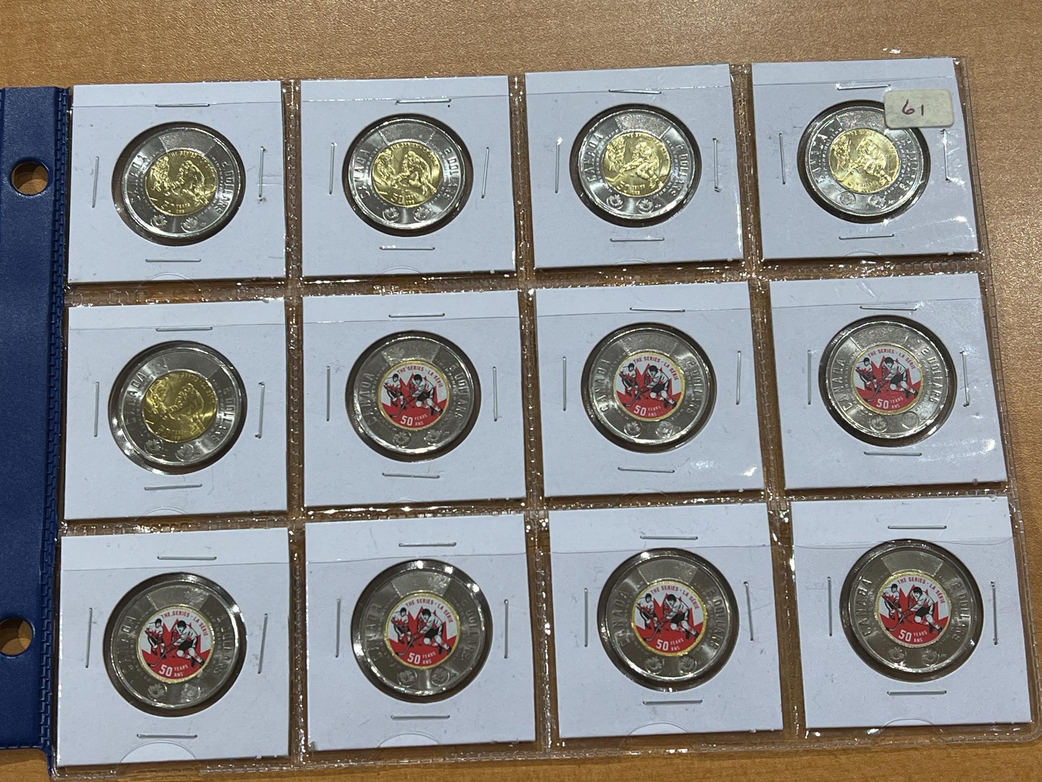 12-2022 Cdn Colorized & UNC Toonies