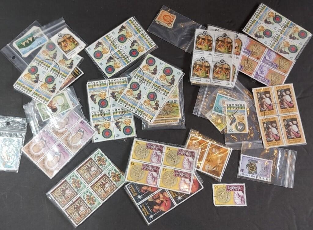 Lot Of Stamps From Grenada