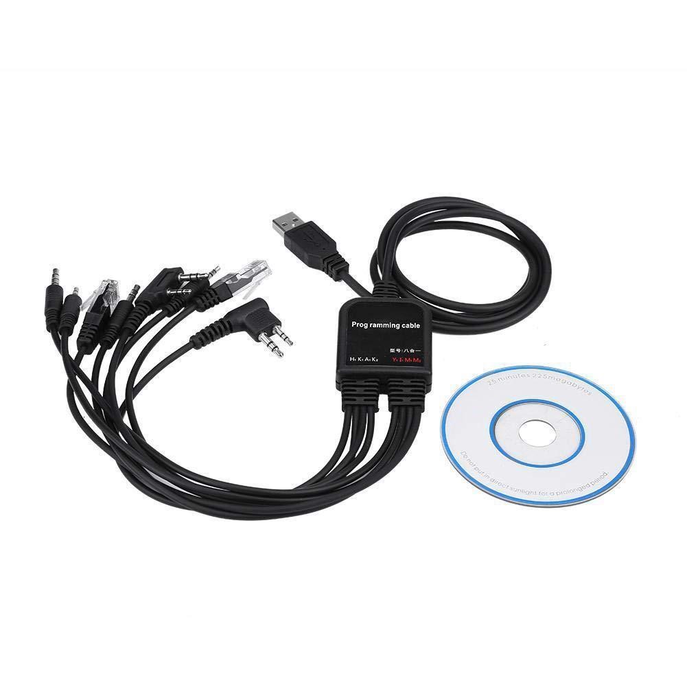 8-in-1 USB Radio Programming Cable