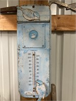 Vintage metal thermometer
