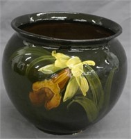 Early Weller Pottery Planter w/Iris Flower