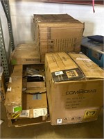 pallet of miscellaneous items