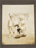 "THE CLEANLY KIND" ANTIQUE PHOTOGRAPH