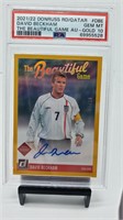 PSA 10 David Beckham England Gold Autograph #d /10