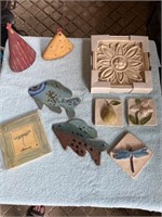 Home Decor - Ceramic Tiles, Fish, Rooster &