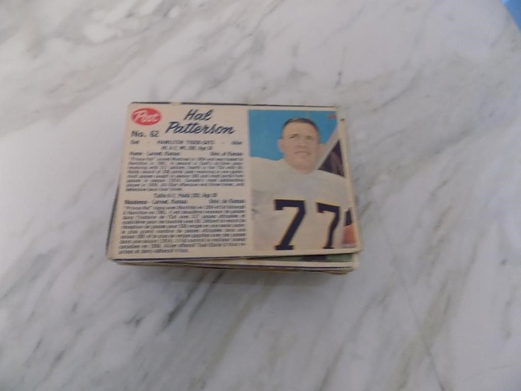 1962 Post CFL Cards  Lot x 34