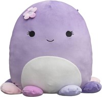 Squishmallows 14-Inch Purple Octopus with Multi-Cs