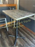 Table Bar Height,  Melamine Top Shore LIke-  24x30