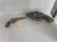 Vintage Mini Rayo cap pistol and trooper cap