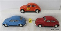 3 Tonka VW Beetles