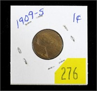 1909-S Lincoln cent